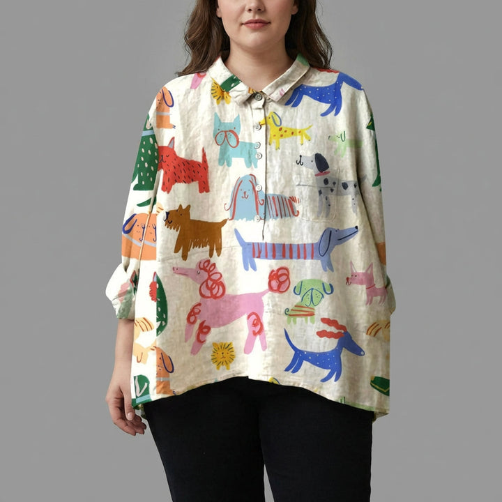 Ondine | Elegant linne sommarblus