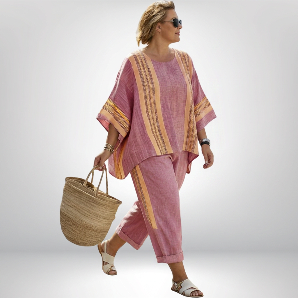 Hattie | Boho Randig Set