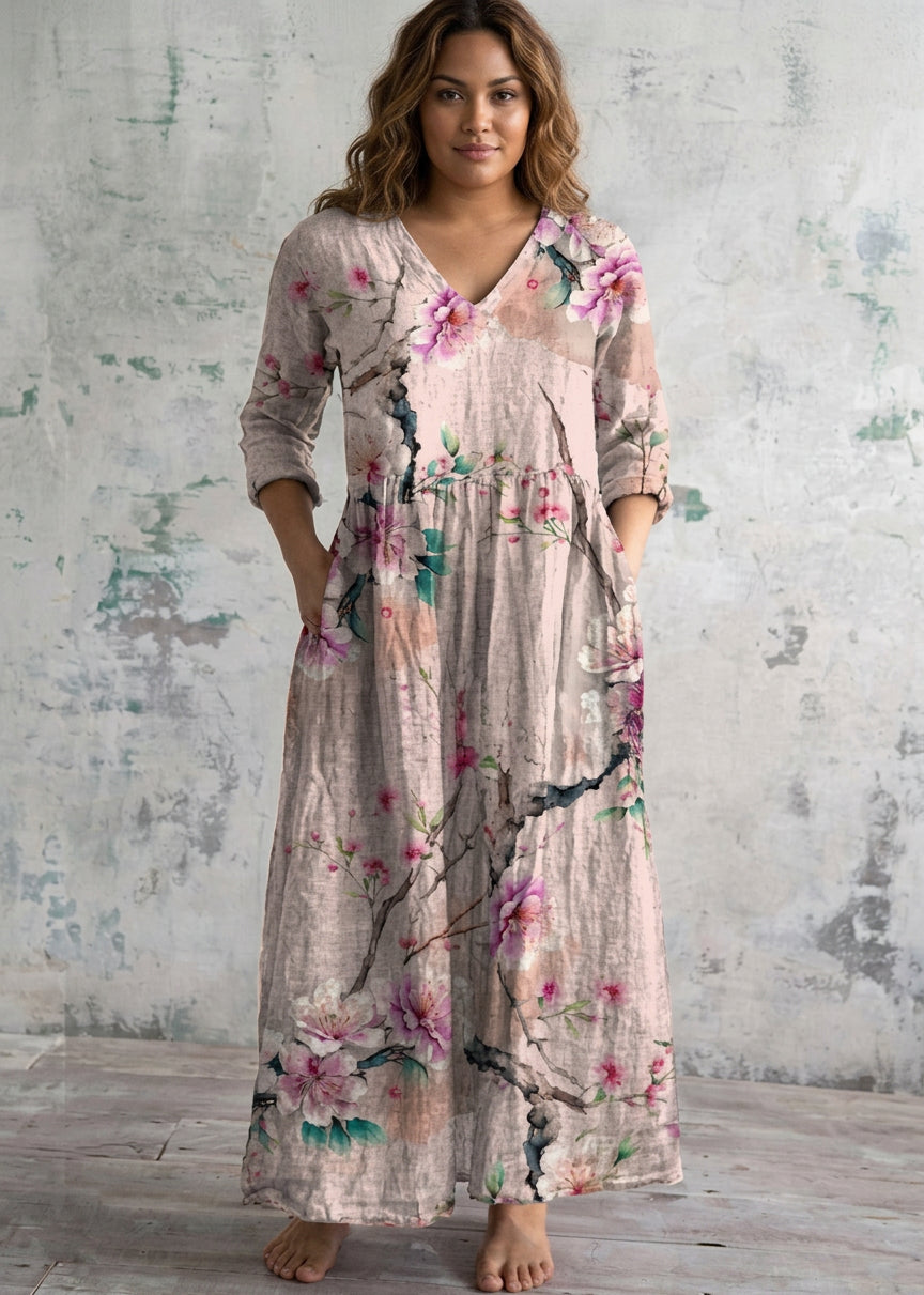 Coraline | Blossom Breeze Maxi Klänning