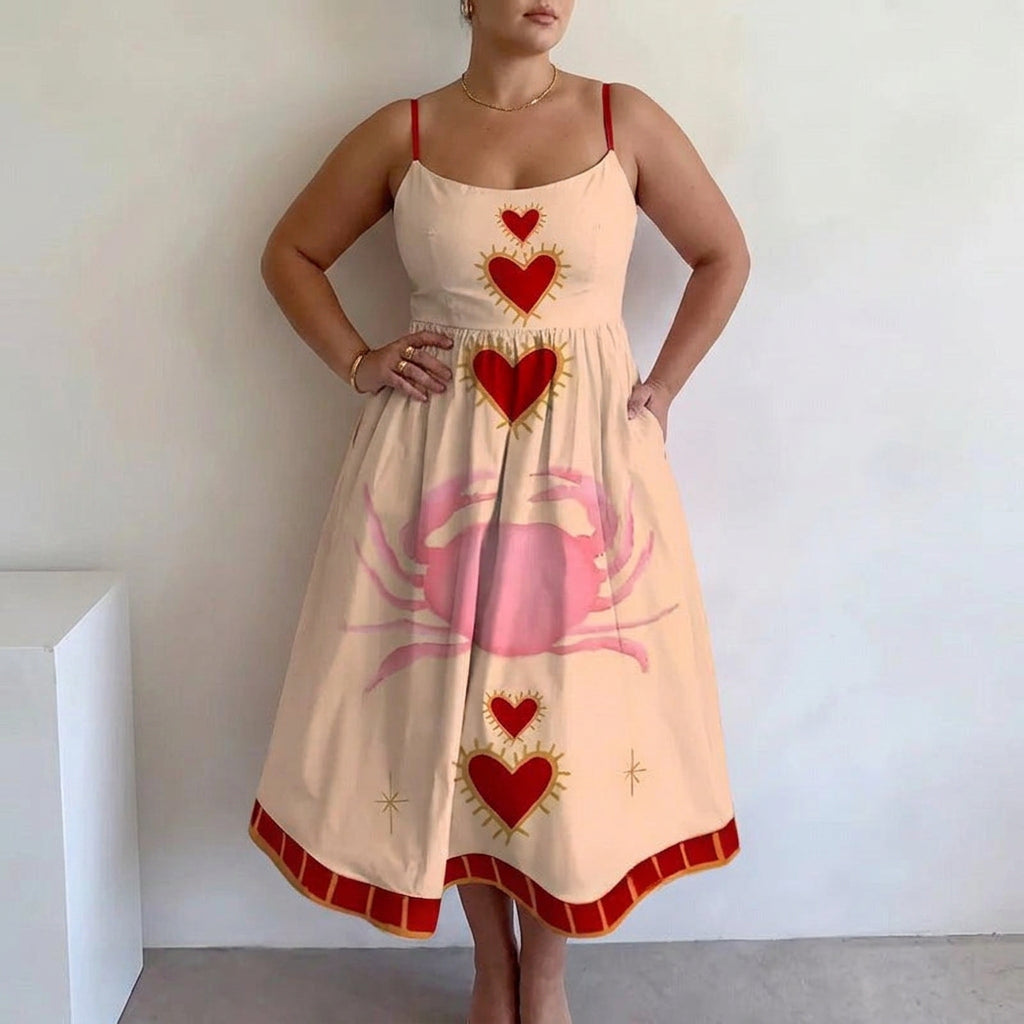 Mireille | Heart Tide Midi Klänning