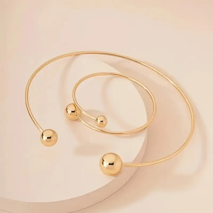 Rui Glow Halsband och Armbandset | Guld