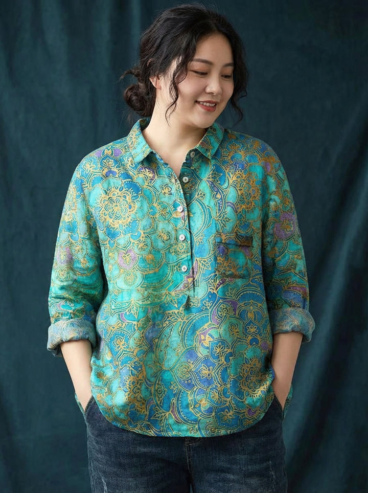 Bria | Blommig Blus