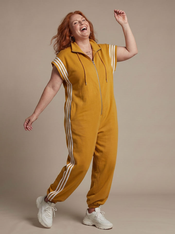 Winslow | Zip Framsida Randpanel Jumpsuit