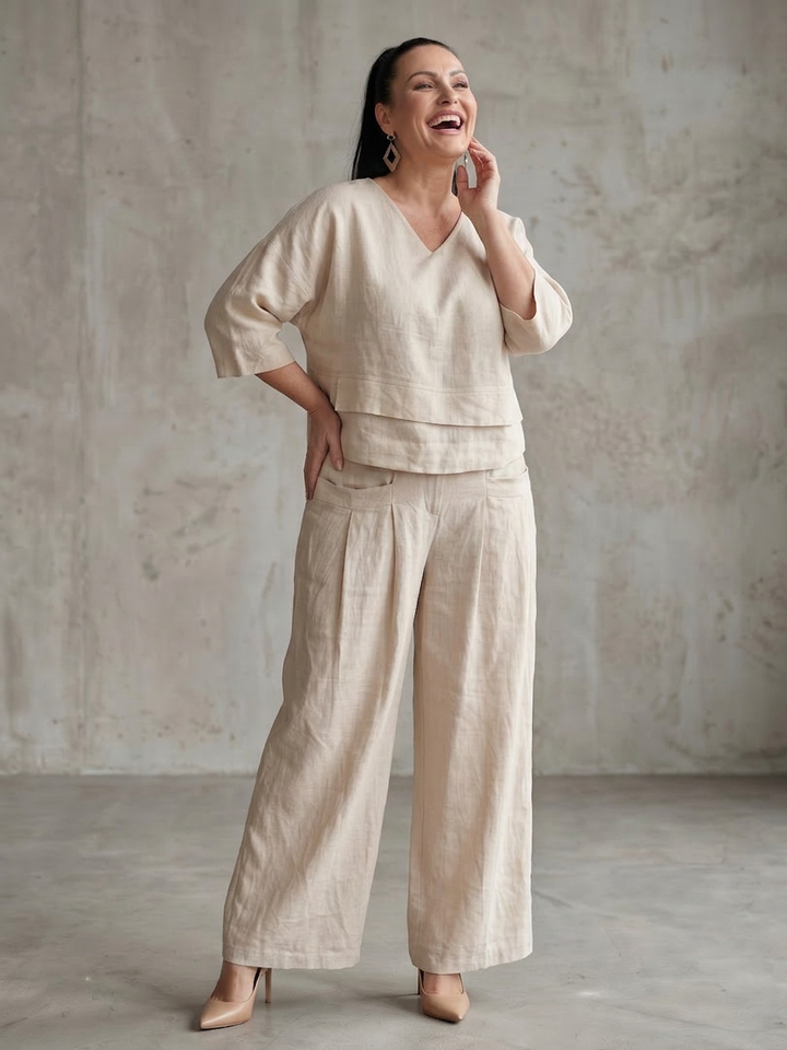 Lael | Lager Top Wide Leg Set