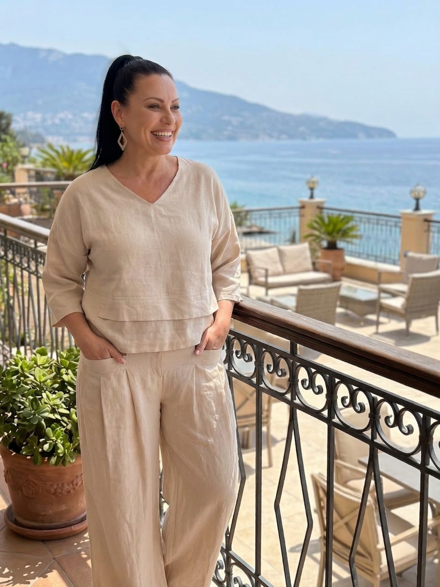 Lael | Lager Top Wide Leg Set