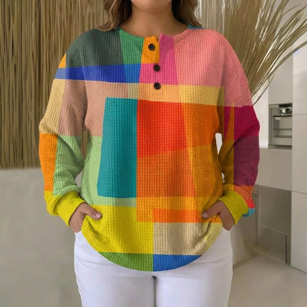 Vintage Färgad Sweatshirt