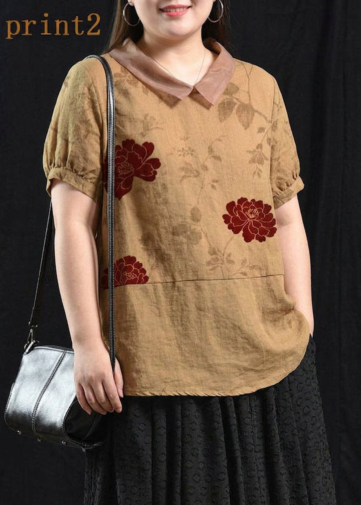 Saoirse - Sommar Linne Skjorta Blus