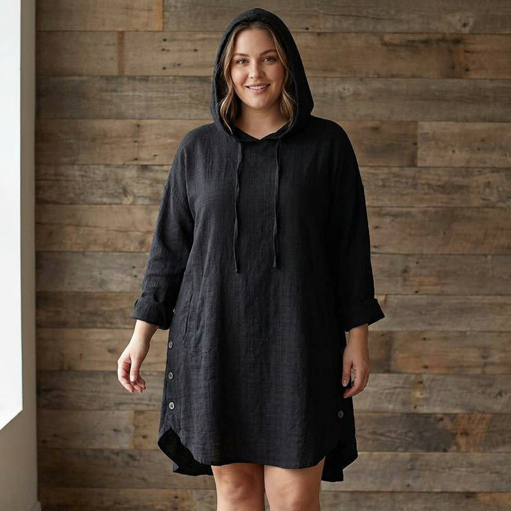 Amaya Rutig Hoodie: En Bekväm Stil för Varje Dag