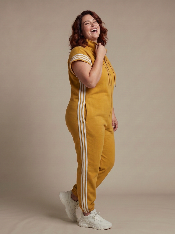 Winslow | Zip Framsida Randpanel Jumpsuit