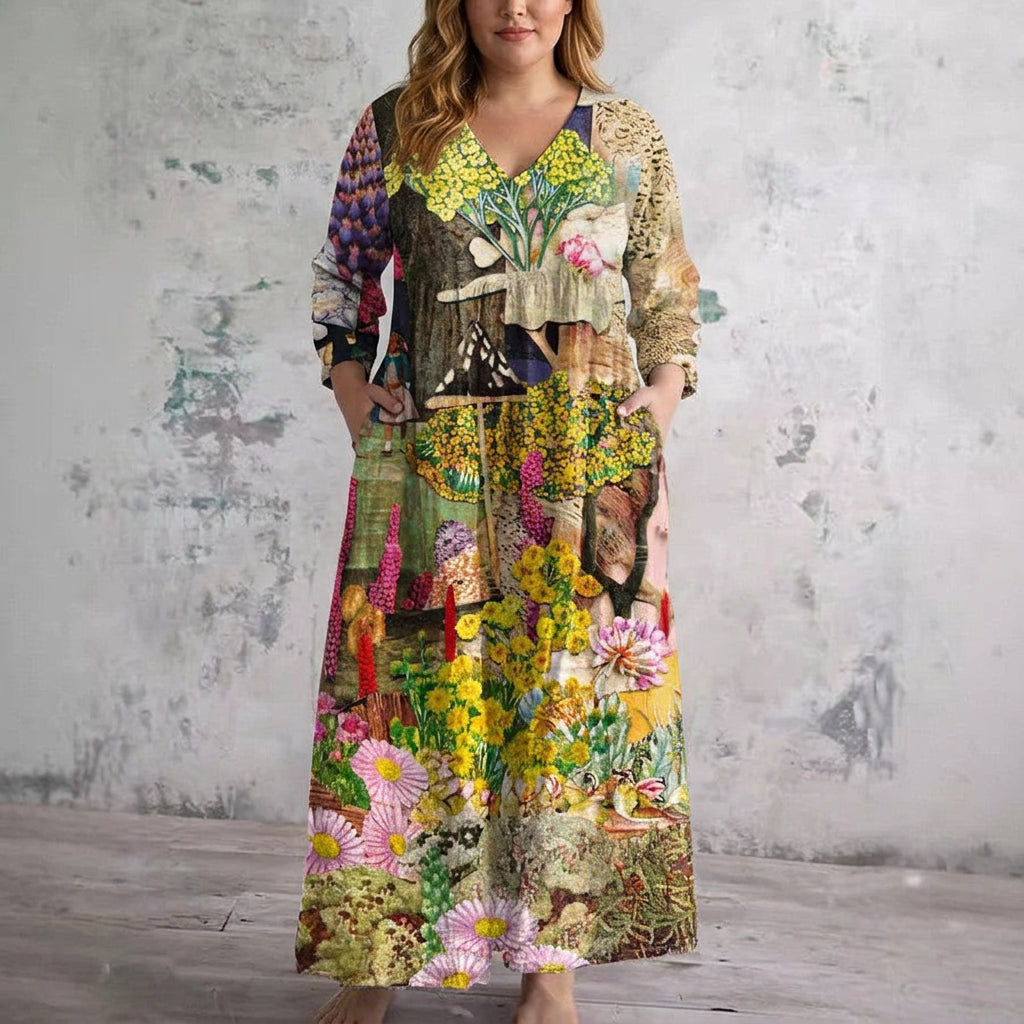 Sunniva | Secret Garden Maxi Klänning