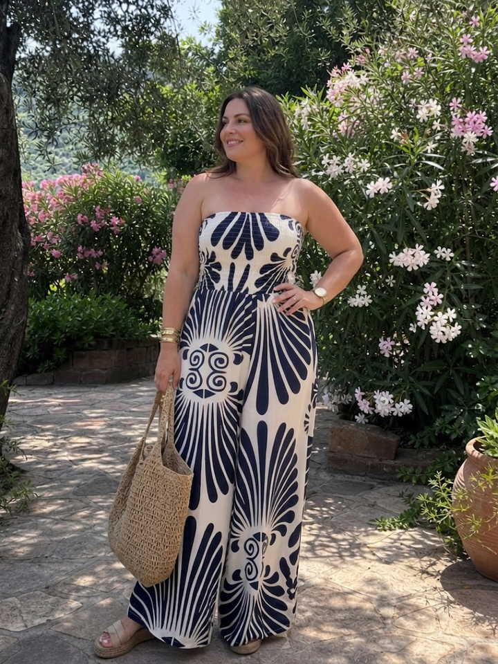 Dilys | Off-shoulder Flödande Silhuett Maxi Klänning