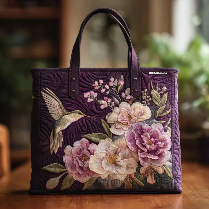 Fern Artisan Bag - Kolibrier och Orkidéer