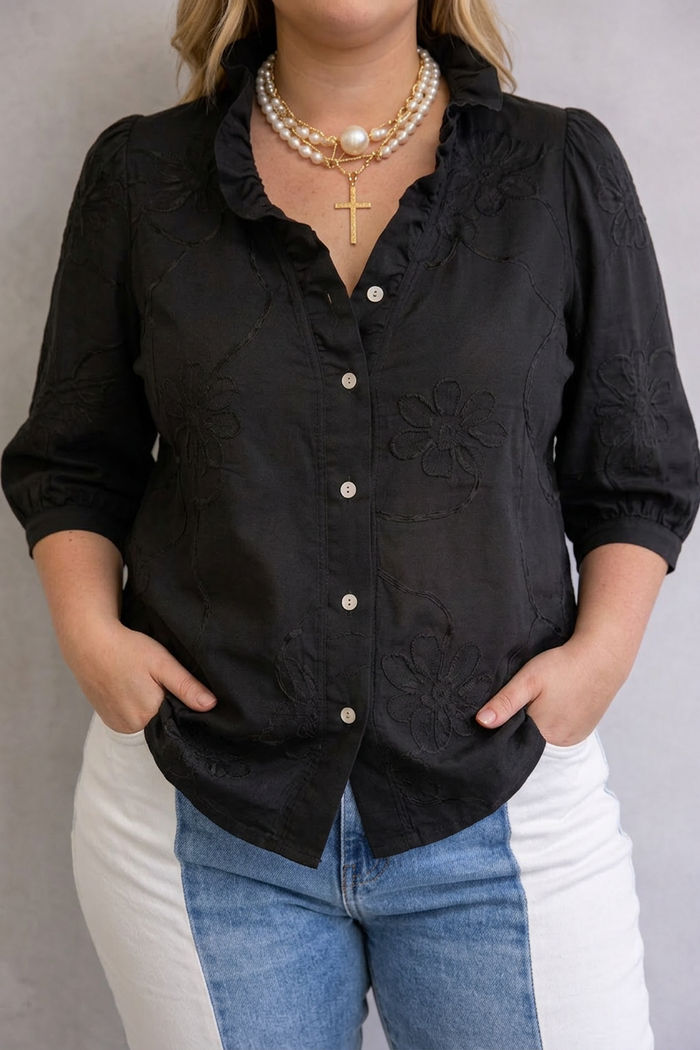 Petra | Blommig Blus