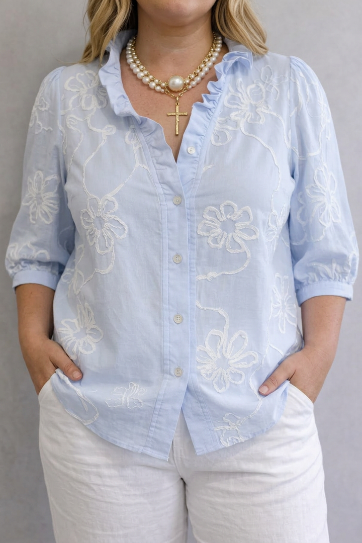 Gwendolyn | Blommig Blus