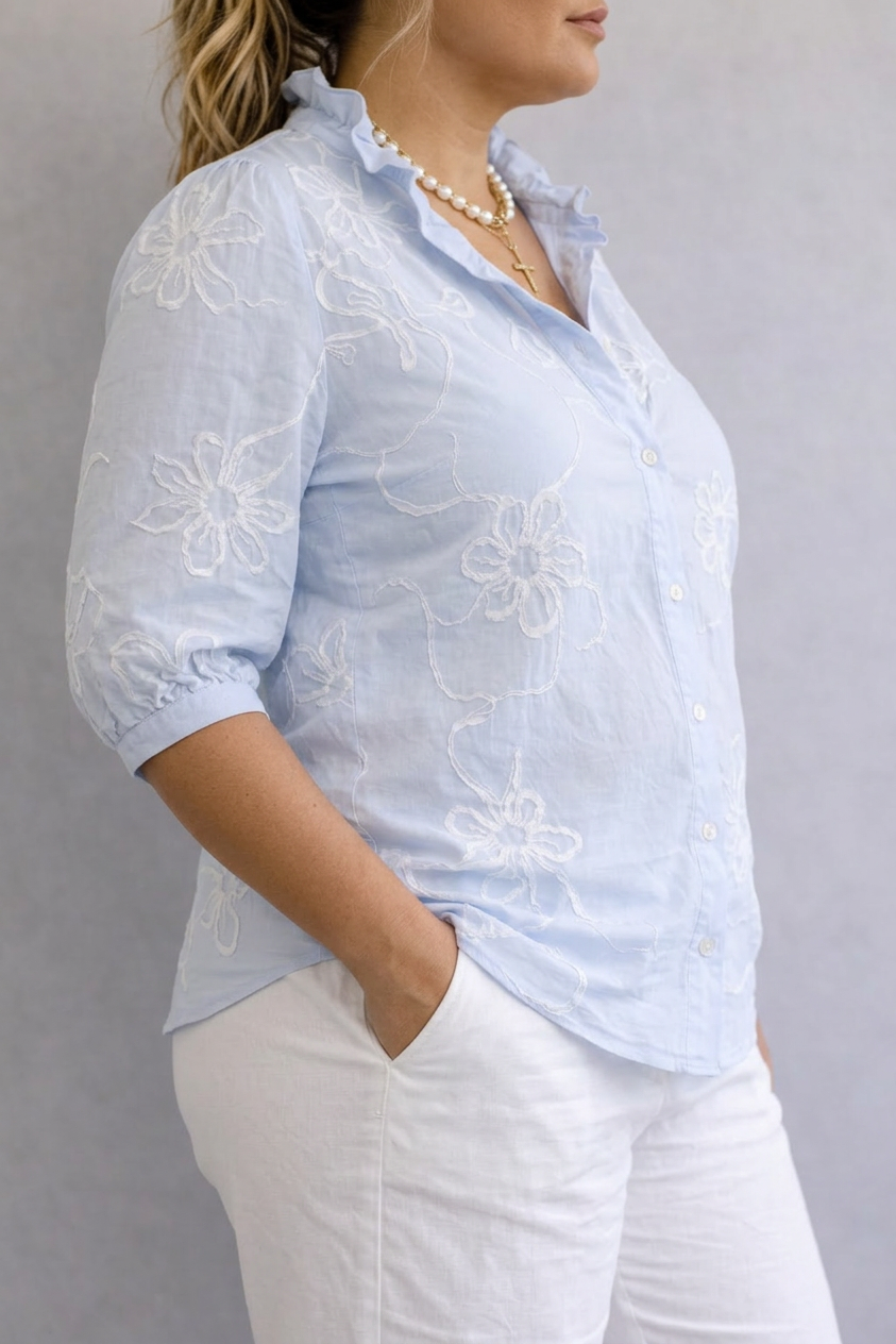 Gwendolyn | Blommig Blus