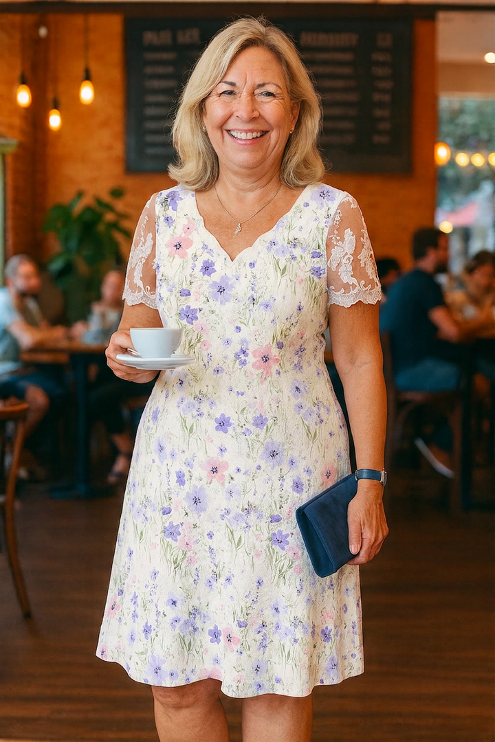Mireille | Elegant Midi Klänning