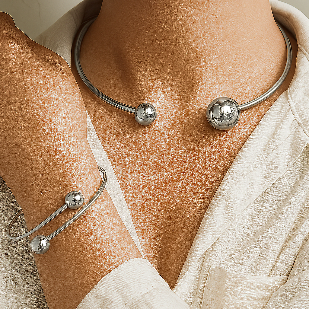 Rui Glow Halsband och Armbandset | Guld