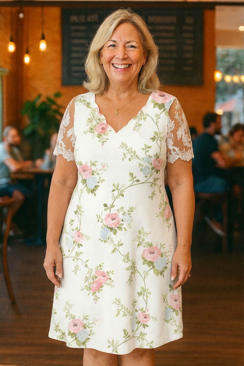 Mireille | Elegant Midi Klänning