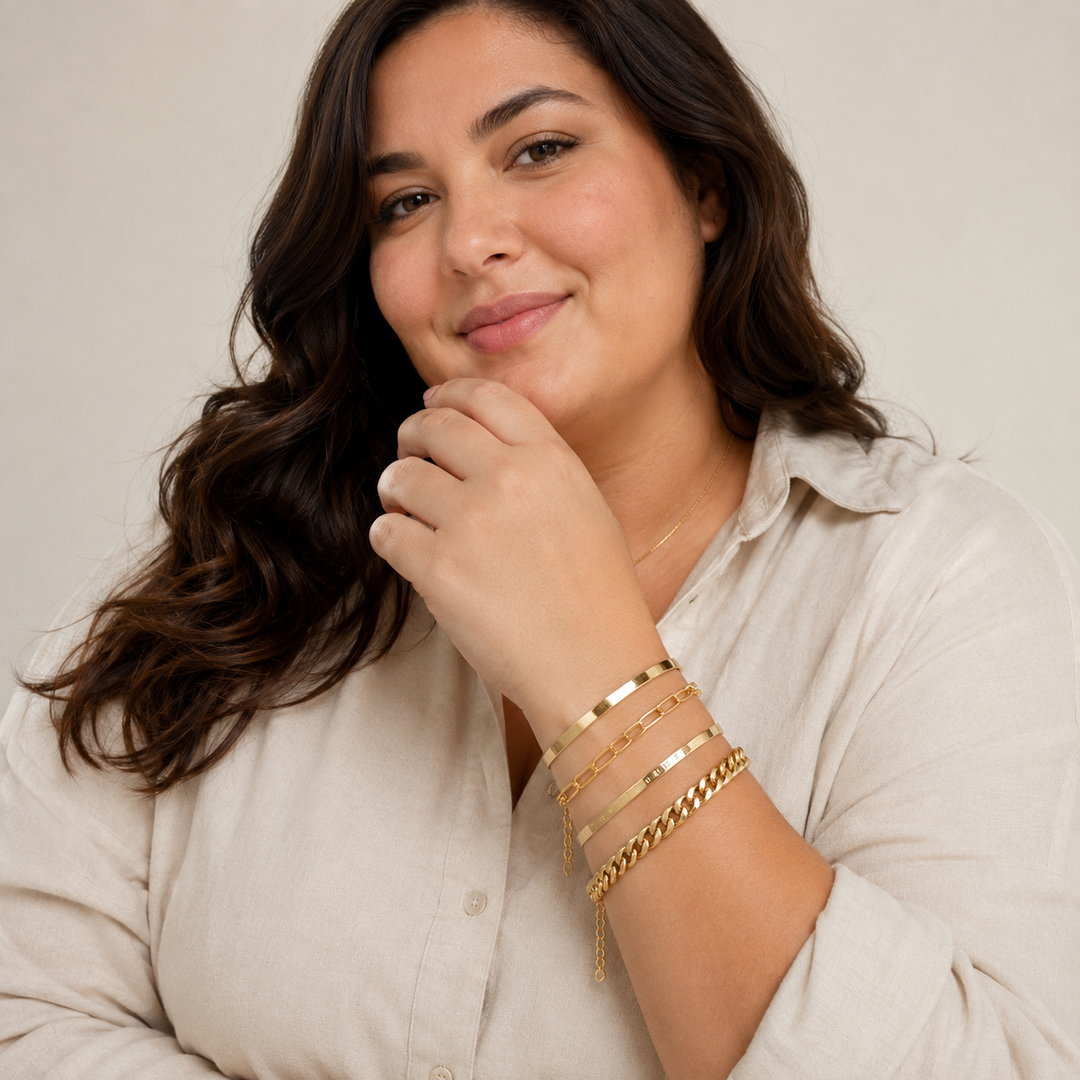 Maeve Mercer Armbandsset | Guld