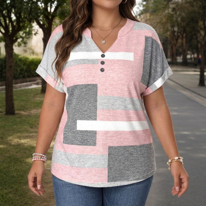 Nova | Casual Färgblock Blus