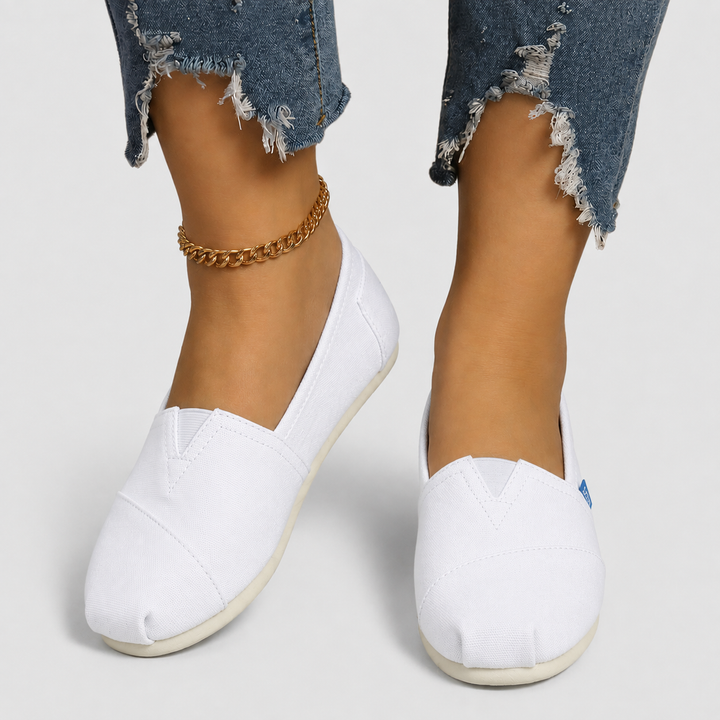 Elara | Lätta Canvas Slip-On Flats