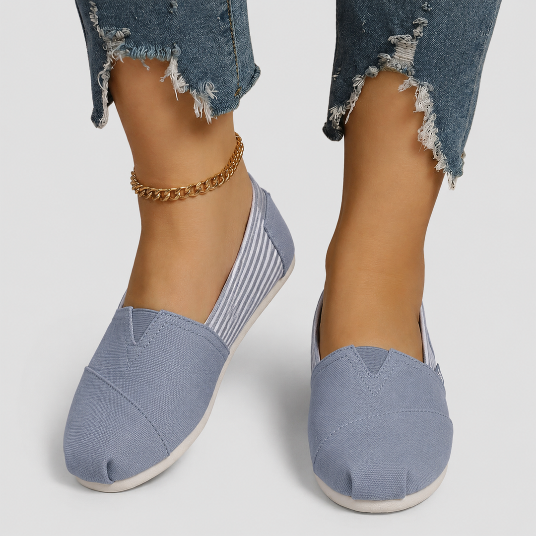 Elara | Lätta Canvas Slip-On Flats
