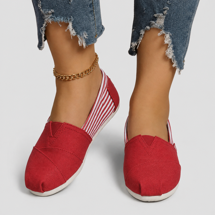Elara | Lätta Canvas Slip-On Flats