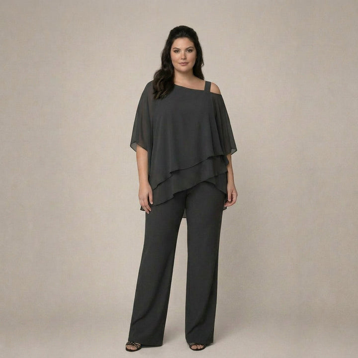 Gwen | Elegant Set med Lagerblus