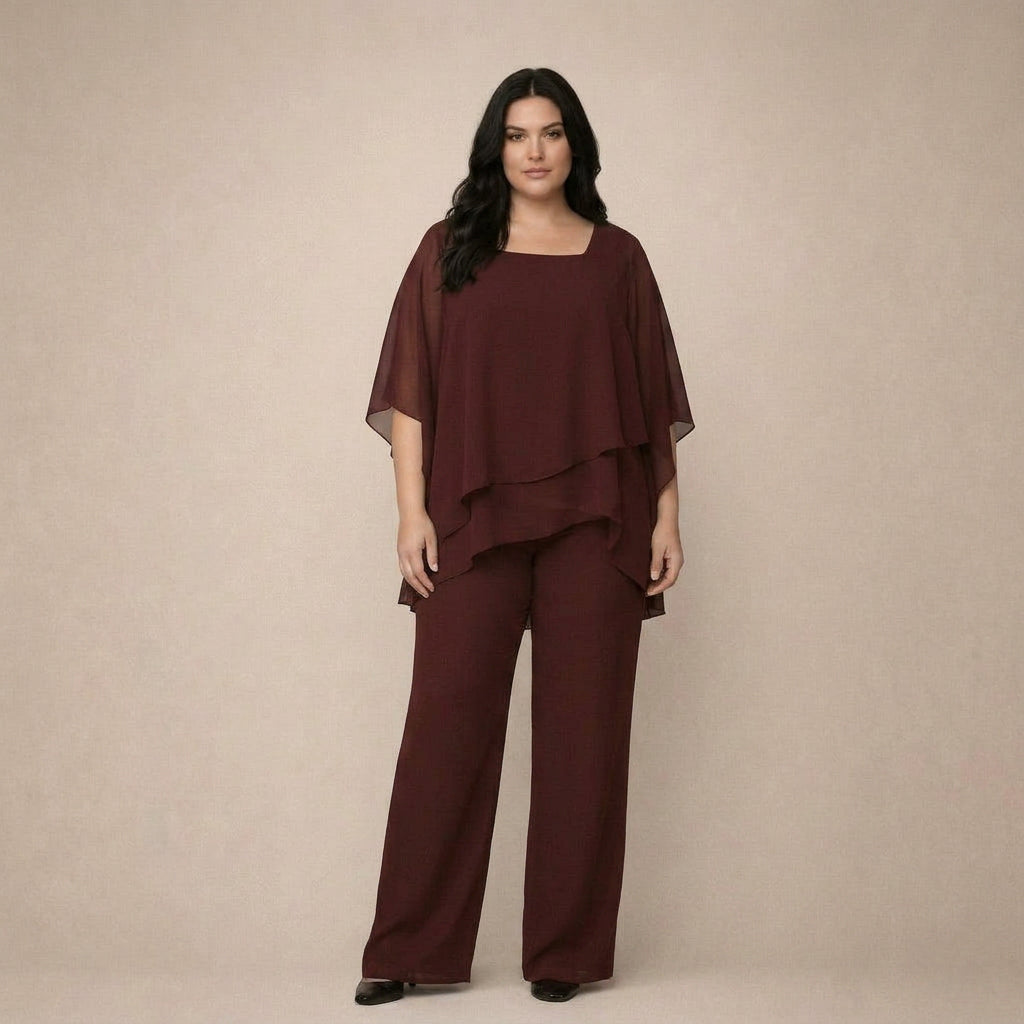 Gwen | Elegant Set med Lagerblus