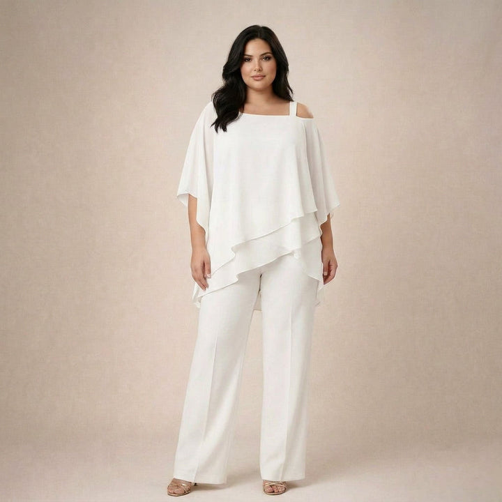 Gwen | Elegant Set med Lagerblus