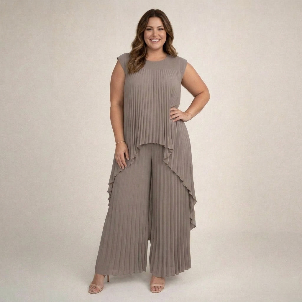 Aisha | Elegant Plisserad Set