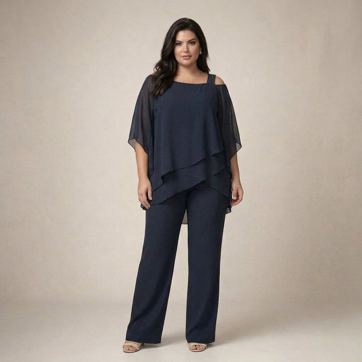 Gwen | Elegant Set med Lagerblus