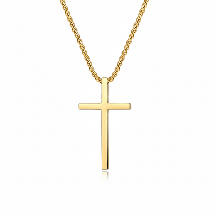 Romy Cross Necklace | Guld