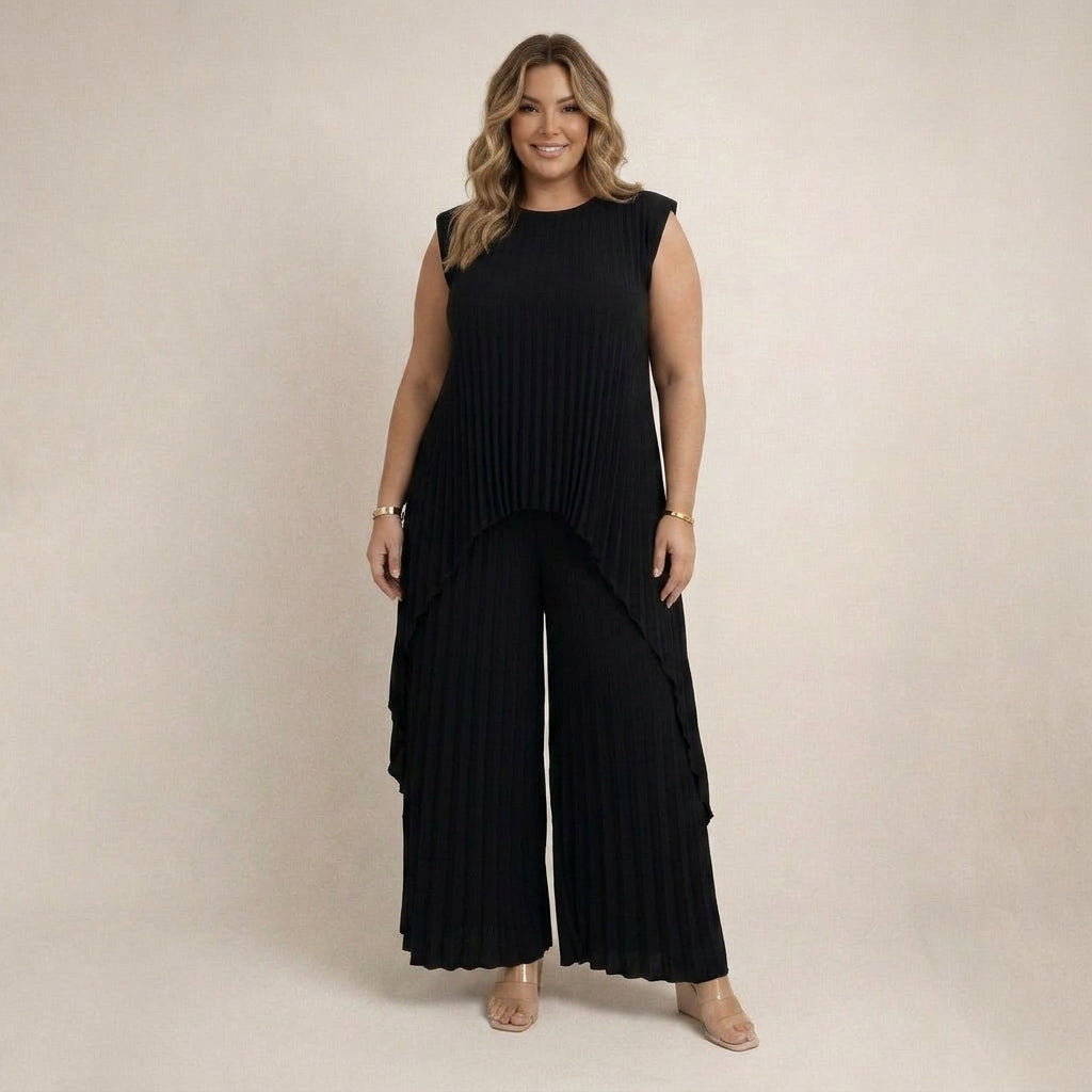 Aisha | Elegant Plisserad Set