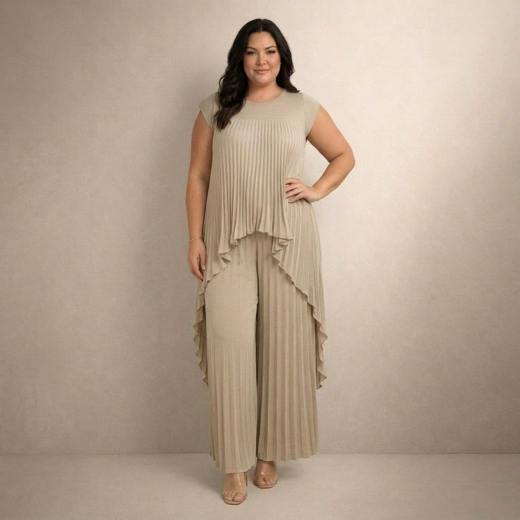 Aisha | Elegant Plisserad Set