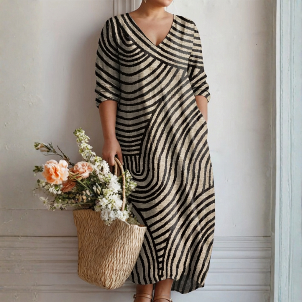 Rhea - Tidlös Vintage Klänning