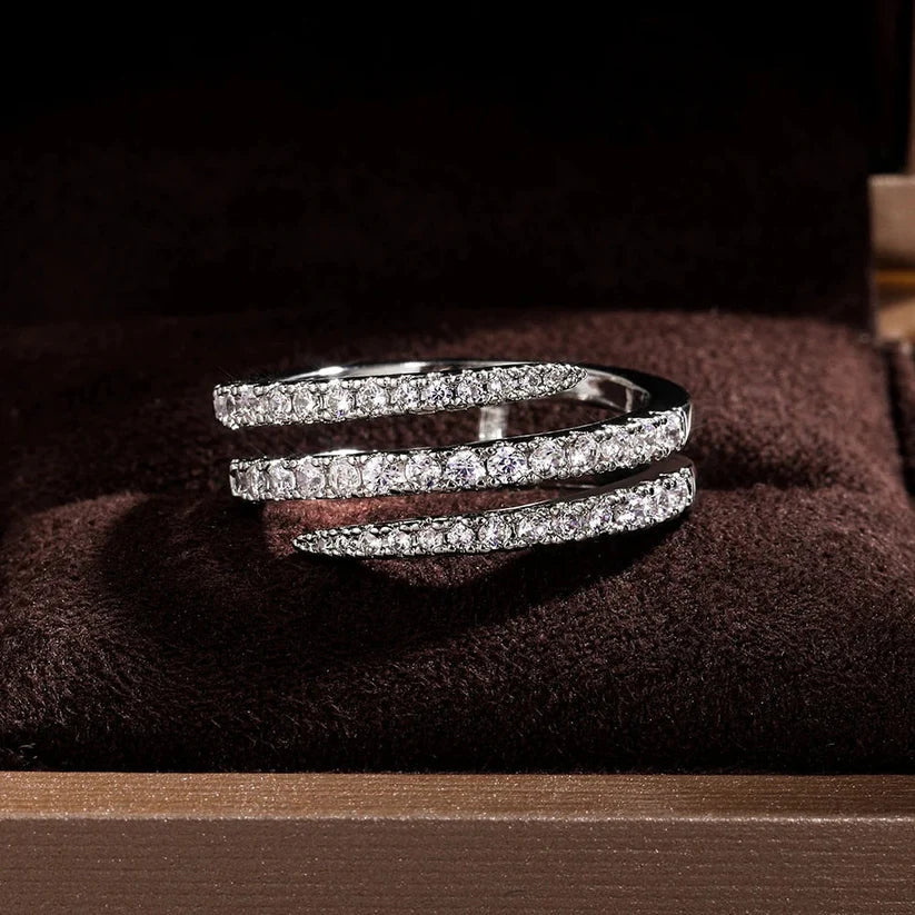 Cosima Sassetti Ring | Vitt Guld