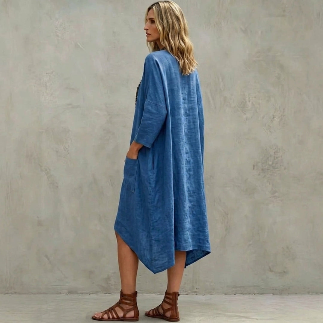 Iona | Avslappnad Kaftan Maxiklänning