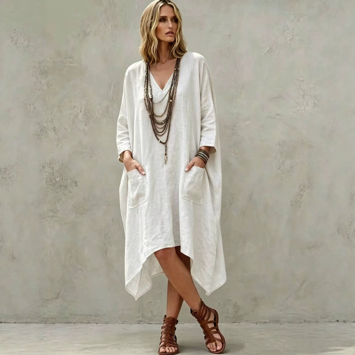 Iona | Avslappnad Kaftan Maxiklänning