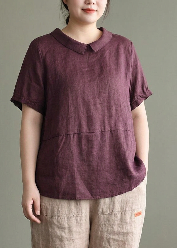 Saoirse - Sommar Linne Skjorta Blus