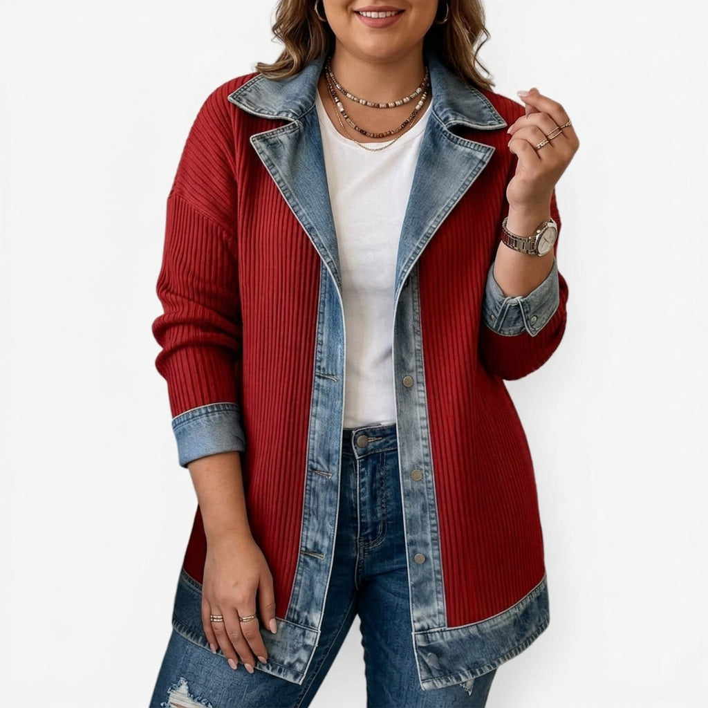 Yuki | Indigo Stickad Jacka