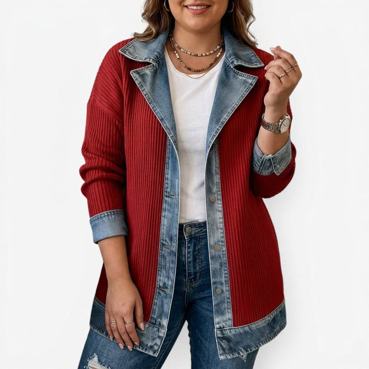 Yuki | Indigo Stickad Jacka