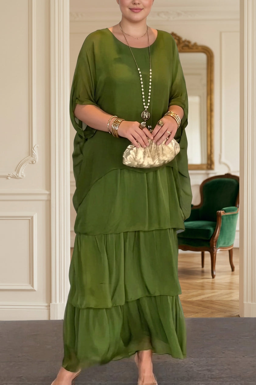 Edith Lagerklänning - Oljefärgad