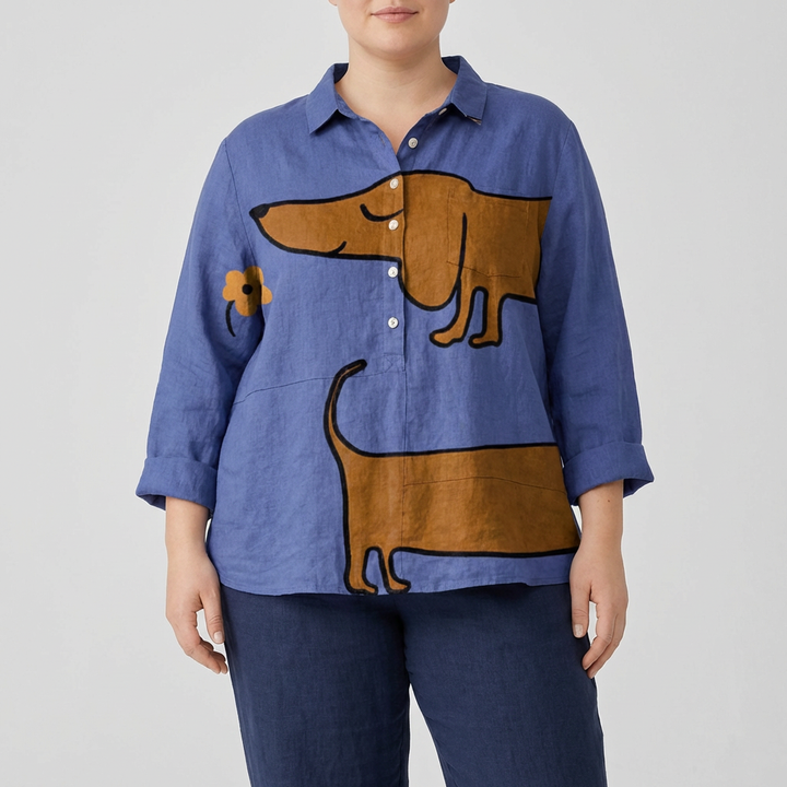 Ondine | Elegant linne sommarblus