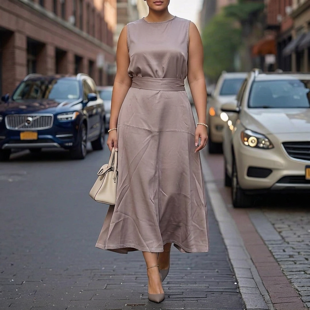 Ottilie | Urban Grace Midi Klänning