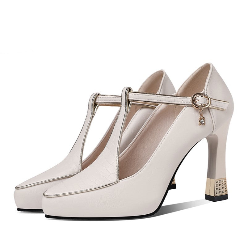 Monroe – T-Bar Juvel Pumps