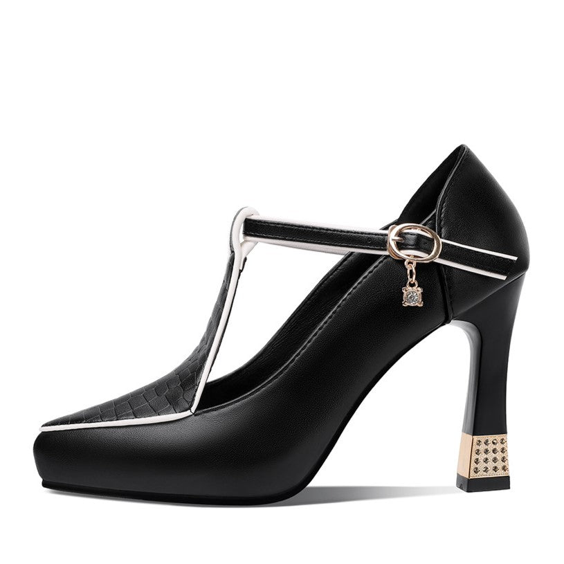 Monroe – T-Bar Juvel Pumps