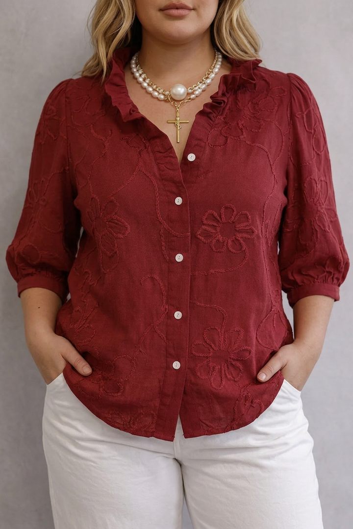 Giselle | Blommig Blus