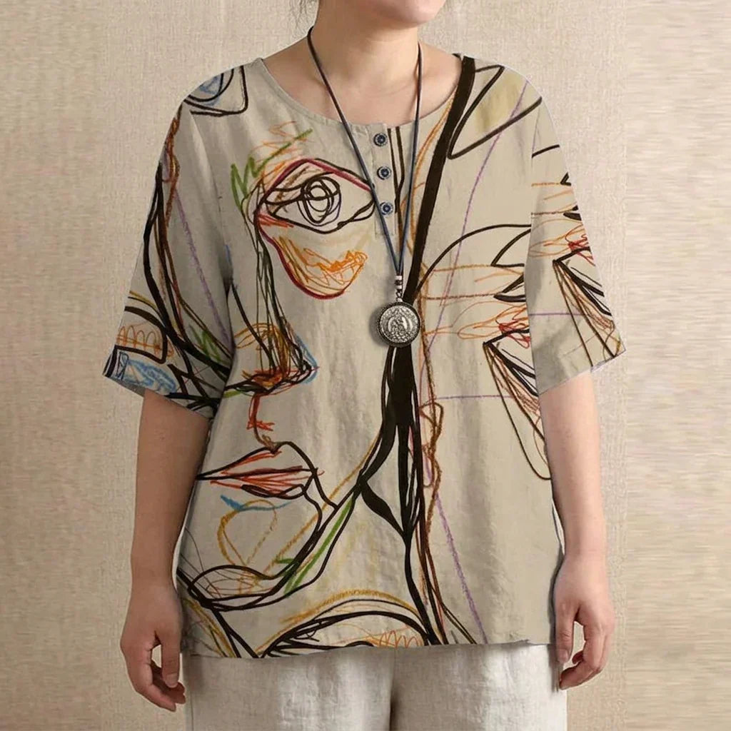 Arabella | Retro-inspirerad Blus
