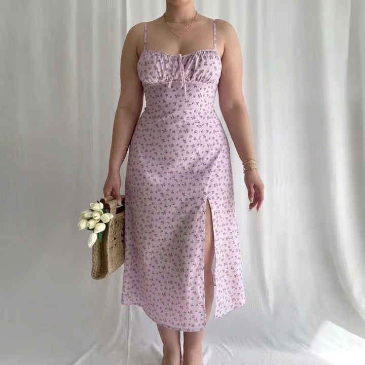 Colette Kvinnors Eleganta Blommiga Klänning